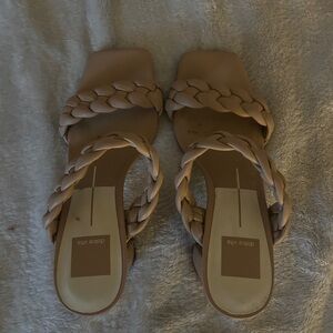 Dolce Vita Women's Beige Braided Sandals